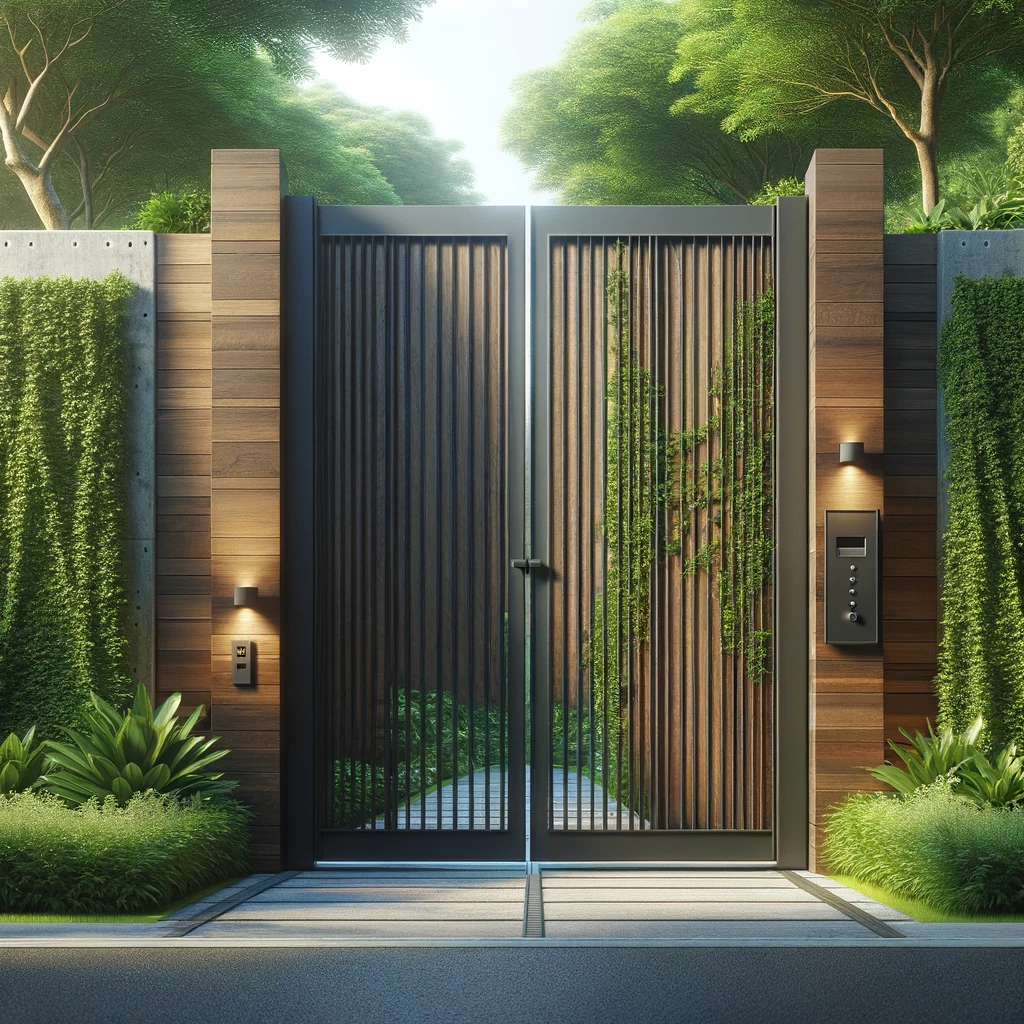 Modern Driveway gate