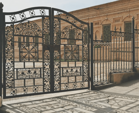 Solar Swing Gate